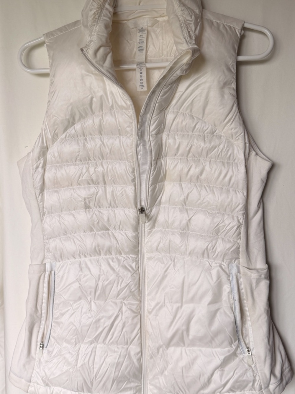 lululemon athletica White Down For It Puffer Vest
